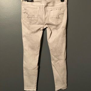American eagle low rise jegging crop